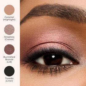 Swatch of Laura Mercier Caviar Stick Cream Eyeshadow Burnished Bronze on skin