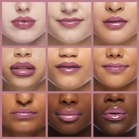 Swatch of MAC Lipstick Plum Dandy on skin