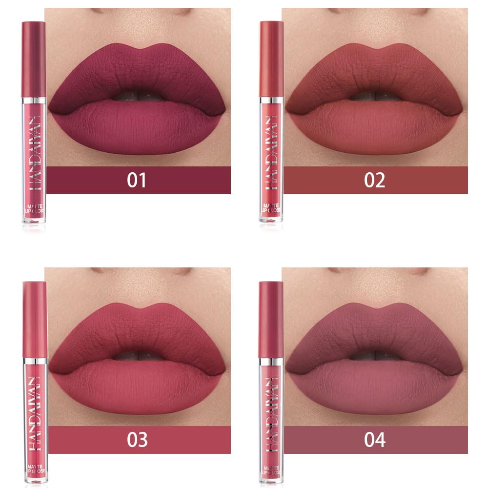 Swatch of Mauve Pink BestLand Matte Liquid Lip Gloss