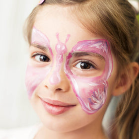 Swatch of MEICOLY Light Pink Body Paint on skin
