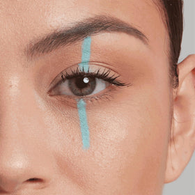 Swatch of NYX Epic Wear Liner Stick Blue Trip on skin