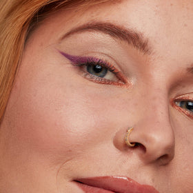 Swatch of NYX Fill & Fluff Eyebrow Pomade Pencil in Auburn