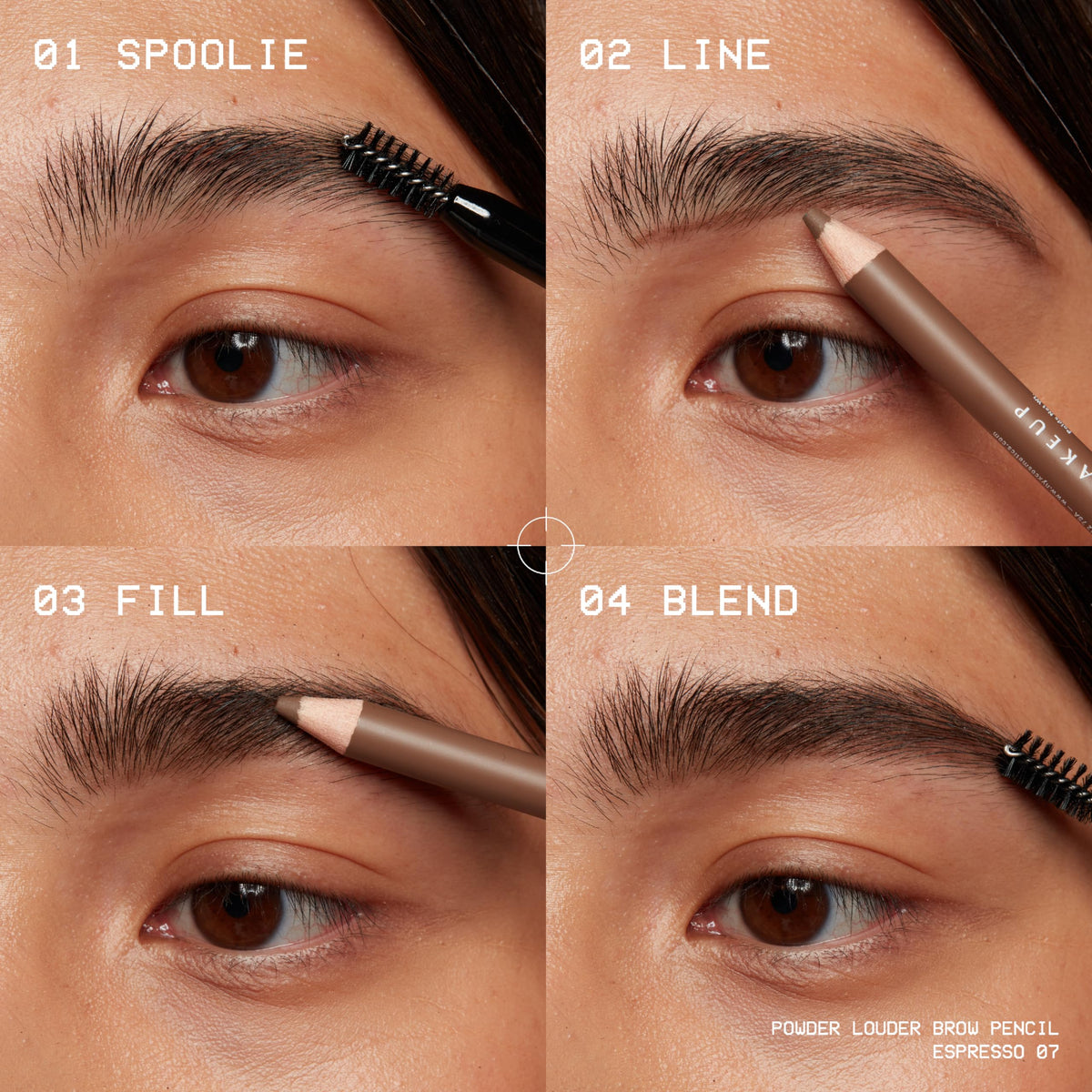 Swatch of NYX Powder Louder Eyebrow Pencil in Soft Brown