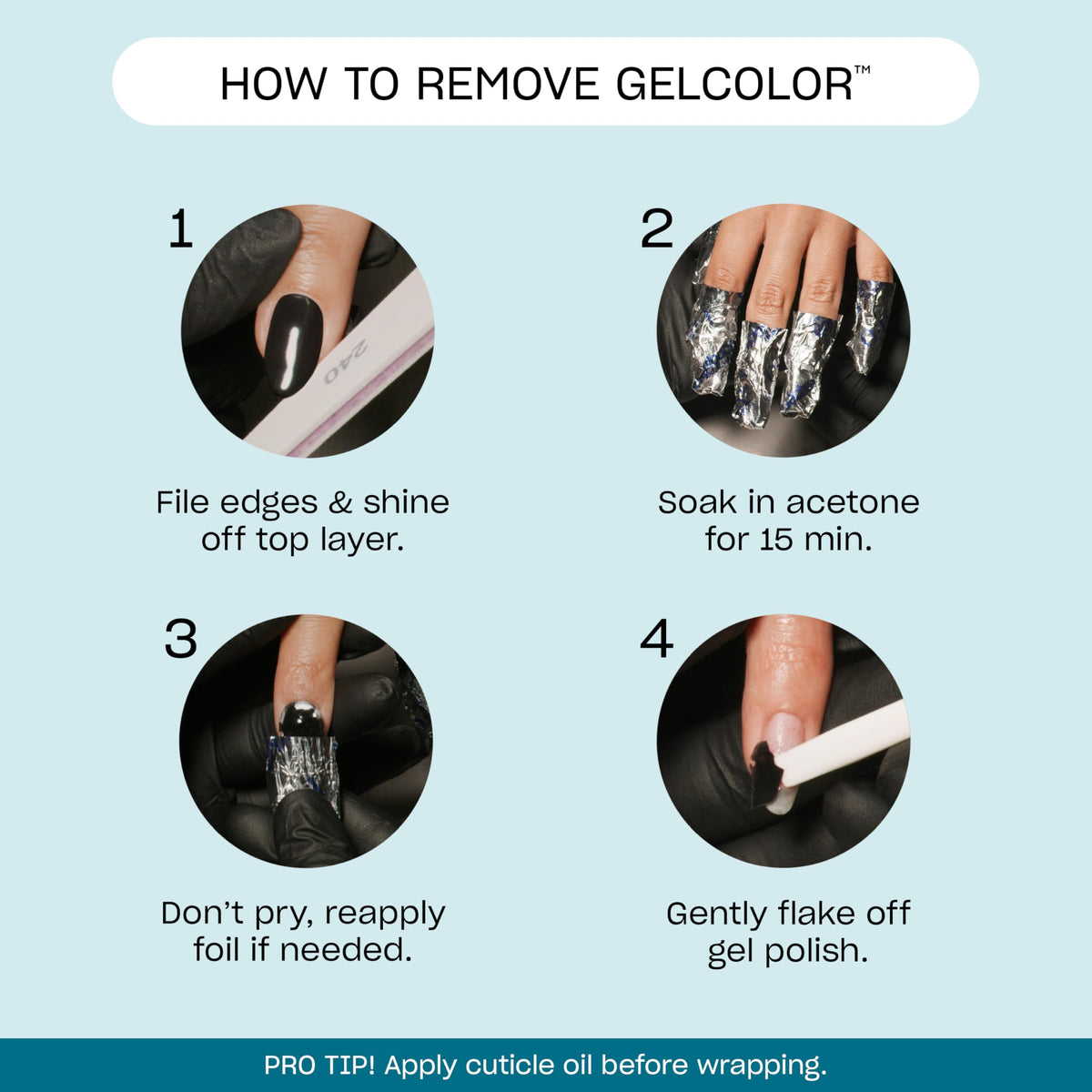 Swatch of OPI GelColor Lincoln Park After Dark on nail