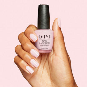 Swatch of OPI’m a Bubble Bunny on a nail