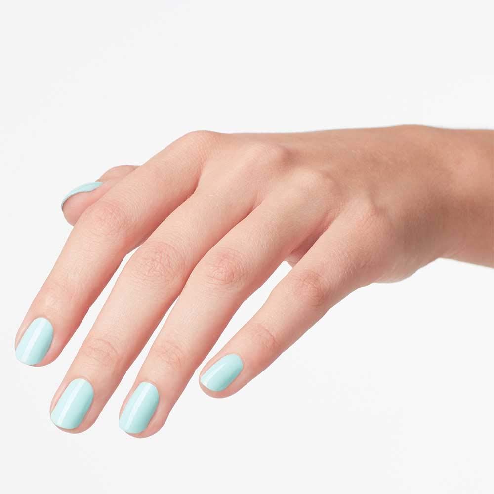 Swatch of OPI Nail Lacquer Gelato on My Mind on nails