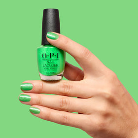 Swatch of OPI Nail Lacquer Lime of My Life on nails