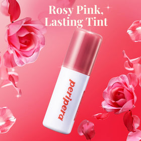 Swatch of Peripera Ink Peel Off Lip Stain 02 Dear Rose on skin