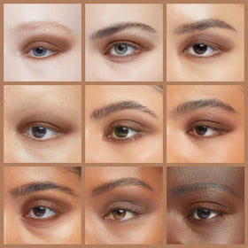 Swatch of Pure Ziva Chocolate Brown Cocoa Matte Eyeshadow