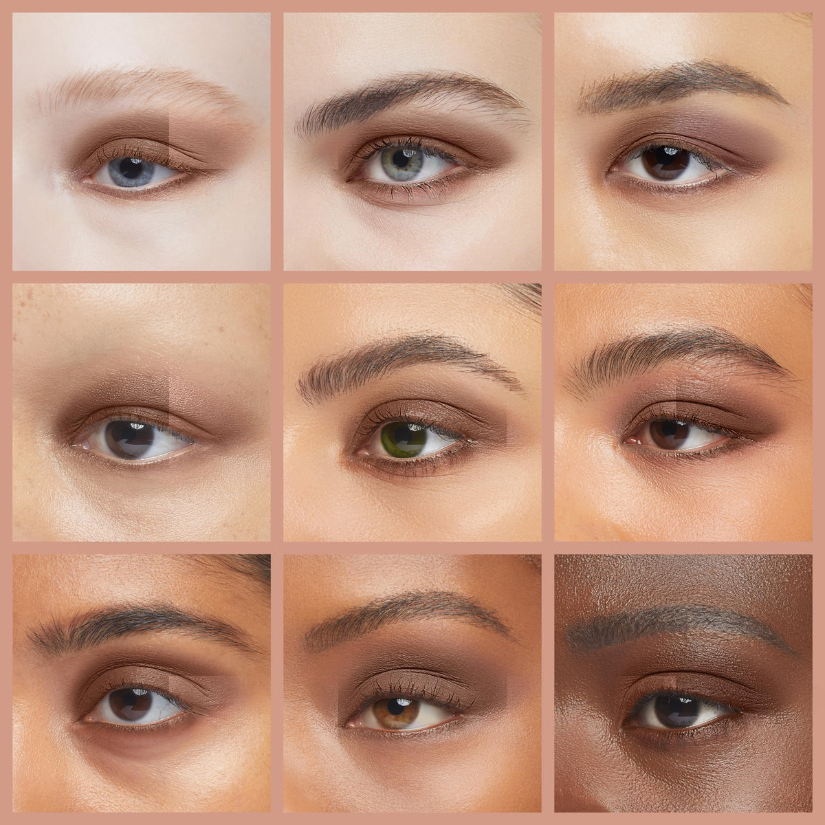 Swatch of Pure Ziva Sedona Matte Pink Brown Taupe Eyeshadow