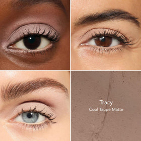 Swatch of Thrive Causemetics Cool Taupe Matte shade on skin