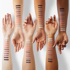 Swatches of BOLOPER Eyeshadow Palette on skin