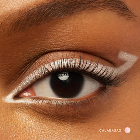 Swatches of ColourPop Metallic Opposites Eyeliner Kit on skin