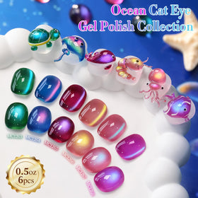 Swatches of Double Rhythm Gel Nail Polish colours