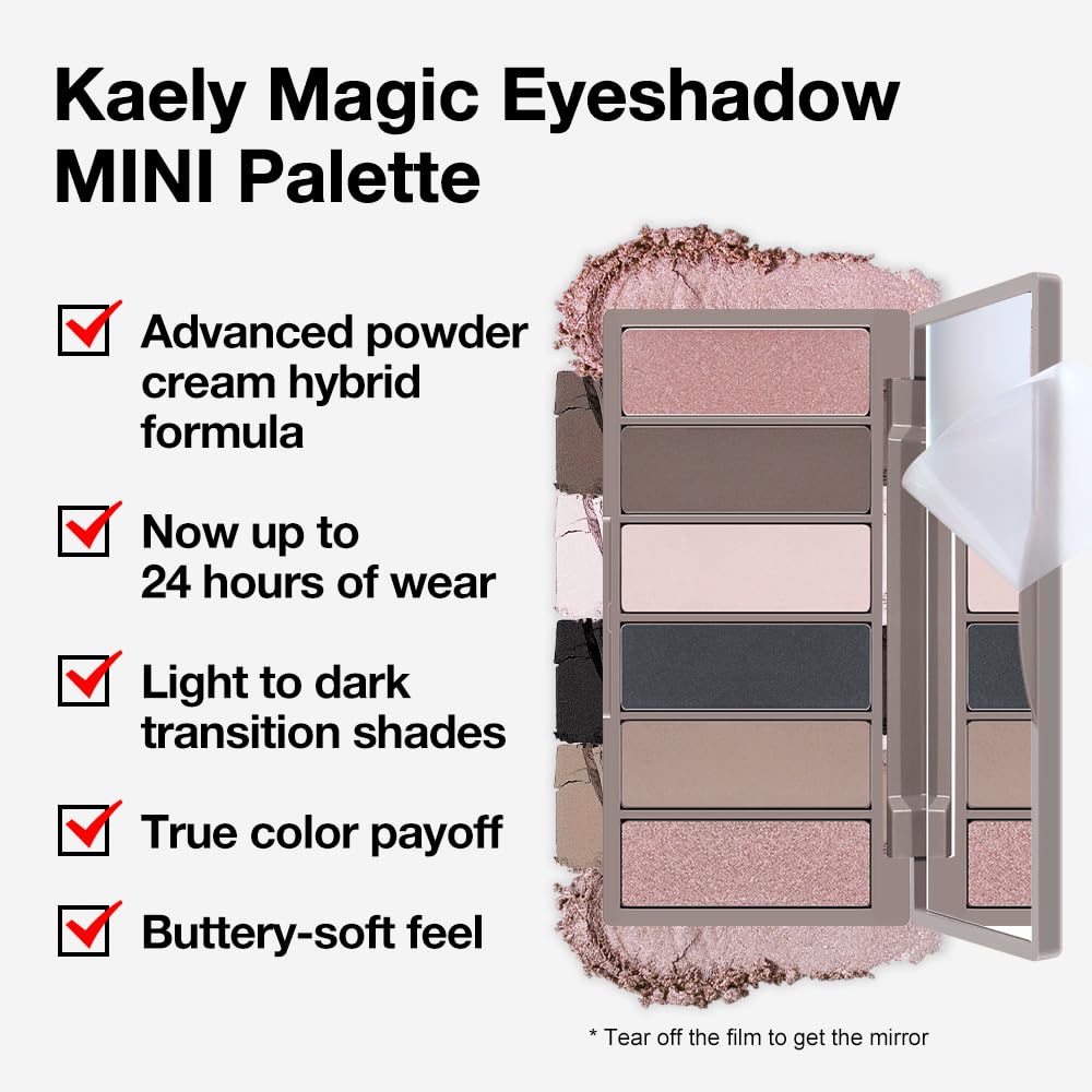 Swatches of evpct eye shadow shades on skin