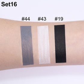 Swatches of evpct liquid lipstick on skin