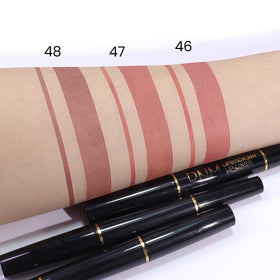 Swatches of Kaely 30 colour lip liners