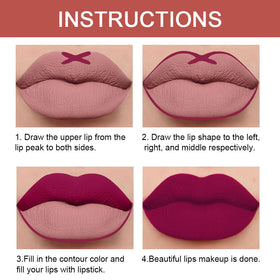 Swatches of Kaely lip colours on skin