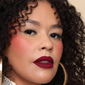 Swatches of Playmate, Brickhouse, and Muse on skin