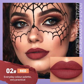 Swatches of QiBest bold lip colours on skin