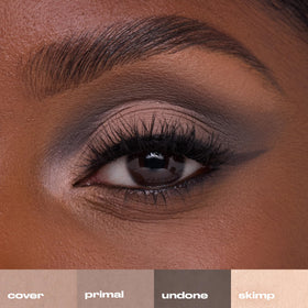 Swatches of URBAN DECAY Naked2 Basics eyeshadow shades