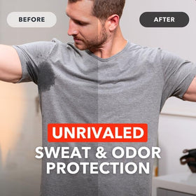 SweatBlock Antiperspirant Wipes back view with ingredients