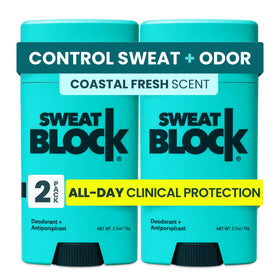 SweatBlock Clinical Strength Deodorant Antiperspirant Coastal Fresh front view