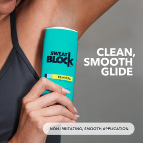 SweatBlock Clinical Strength Deodorant Antiperspirant Coastal Fresh side view