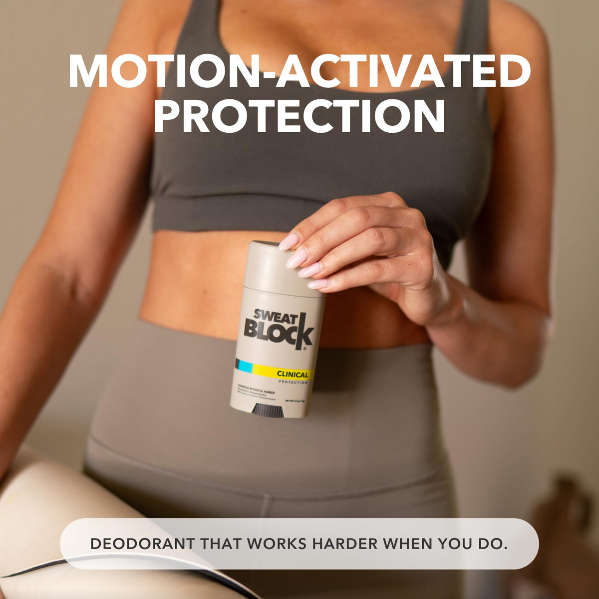 SweatBlock Clinical Strength Deodorant Antiperspirant side view