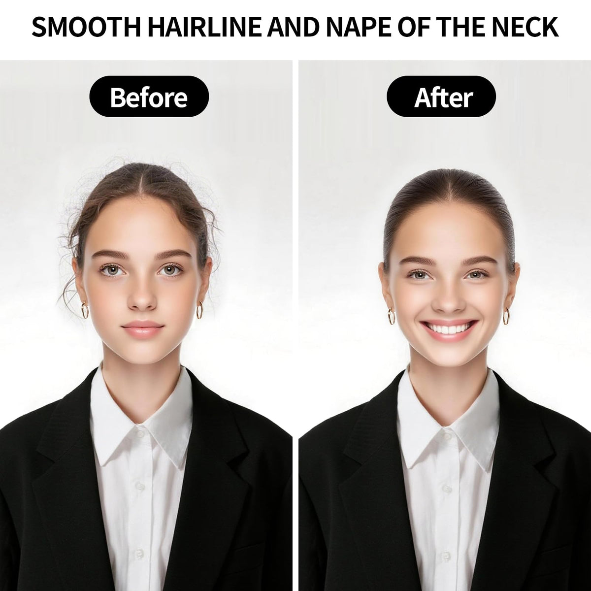SWEET VIEW Hair Wax Stick application on hair