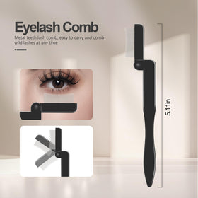 SWEET VIEW professional angled eyebrow brush with spoolie