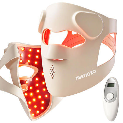 SWETJOZO Red Light Therapy Mask front view
