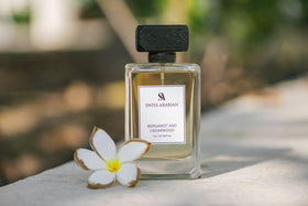 Swiss Arabian Bergamot and Cedarwood cologne lifestyle scene