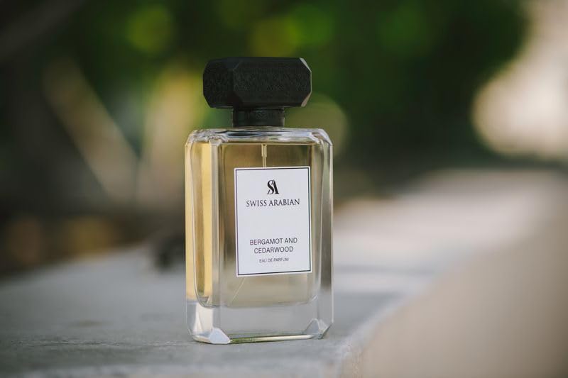 Swiss Arabian Bergamot and Cedarwood fragrance with citrus fruits