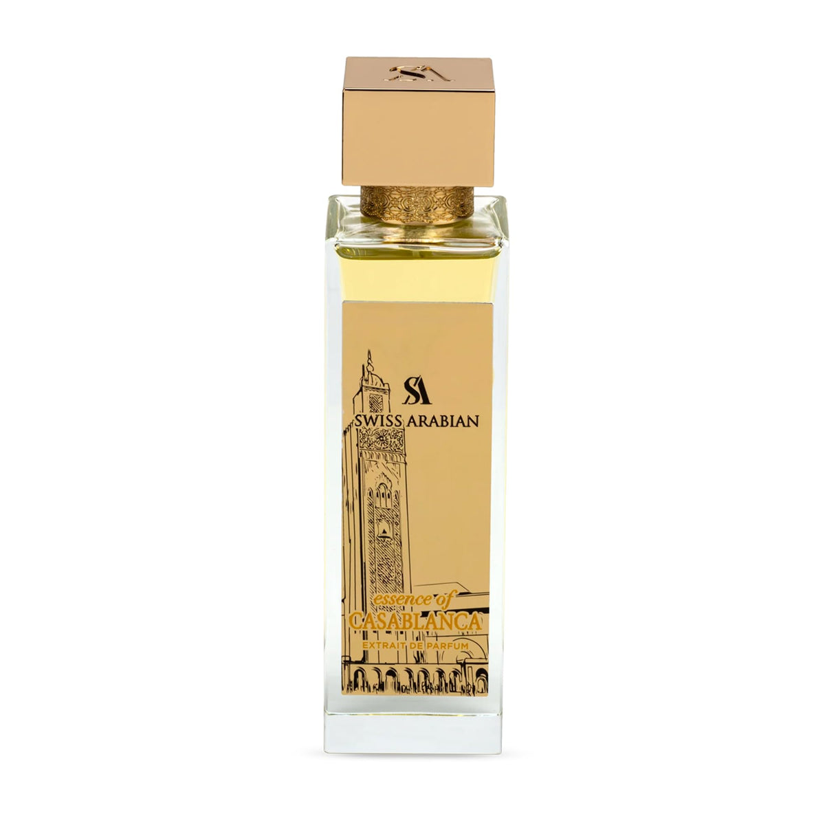 Swiss Arabian Essence of Casablanca 3.4 oz bottle back view