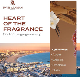 Swiss Arabian Essence of Casablanca packaging box