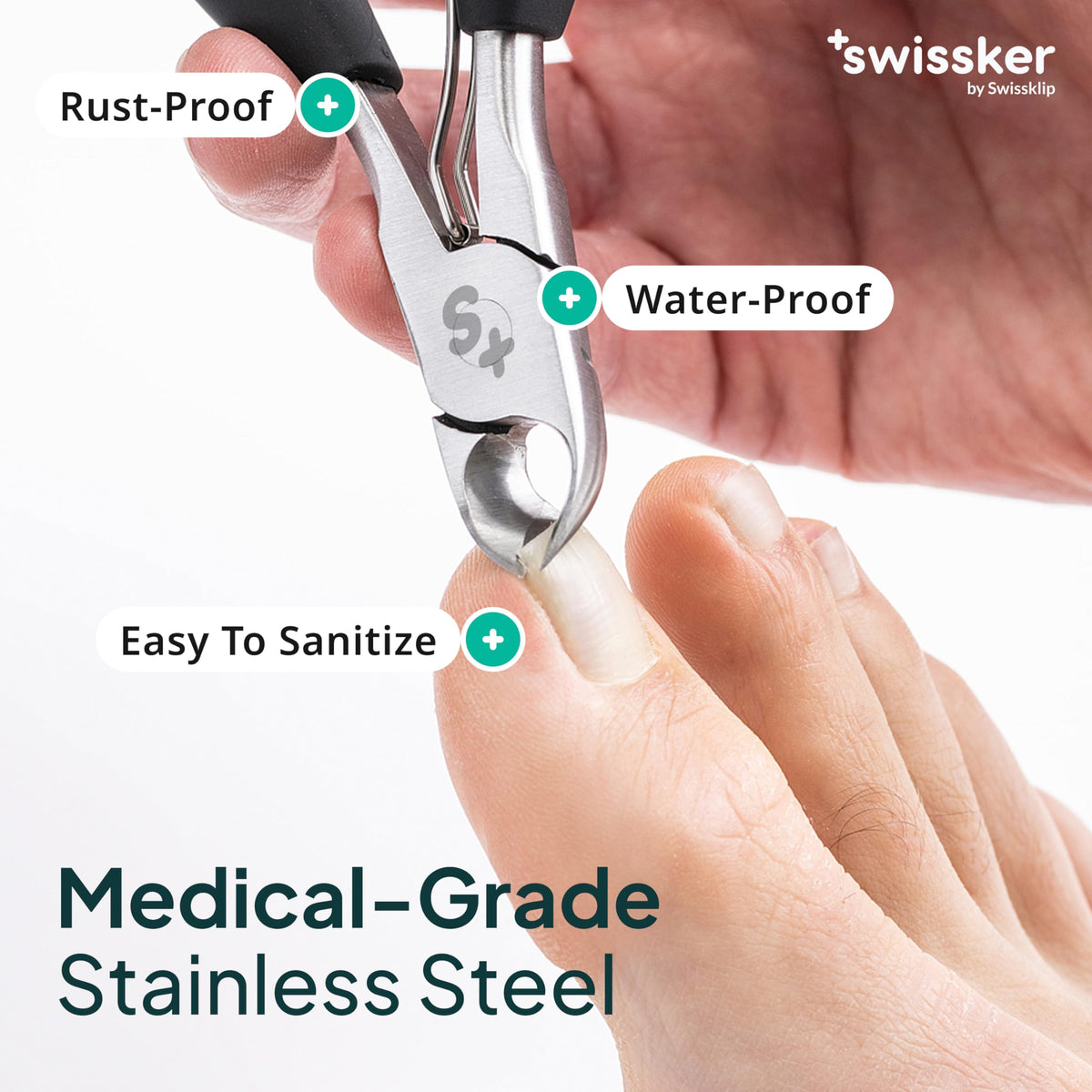 Swissklip Heavy Duty Toenail Clippers in packaging