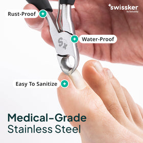 Swissklip Heavy Duty Toenail Clippers in packaging