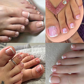 SWRITATSK Toe Nail Tips displayed on a flat surface