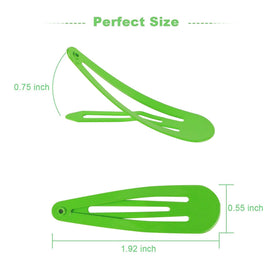 SWSTINLING hair clips in reusable plastic storage box