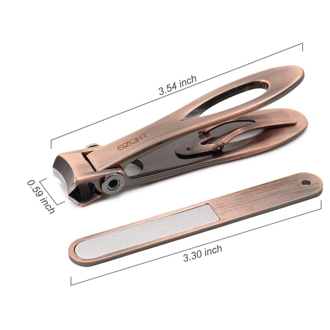 SZQHT nail clippers with ergonomic handle design
