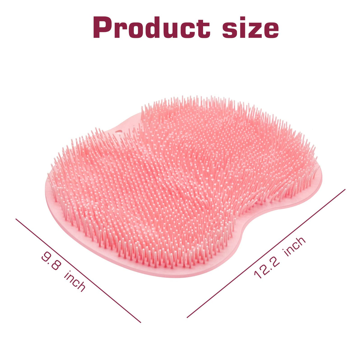 SZZYXD Shower Foot Scrubber Mat being used in the shower