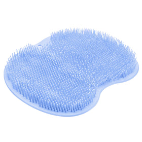 SZZYXD Shower Foot Scrubber Mat front view with suction cups