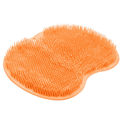 SZZYXD Shower Foot Scrubber Mat front view with suction cups