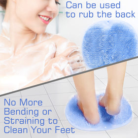 SZZYXD Shower Foot Scrubber Mat in a bathroom setting