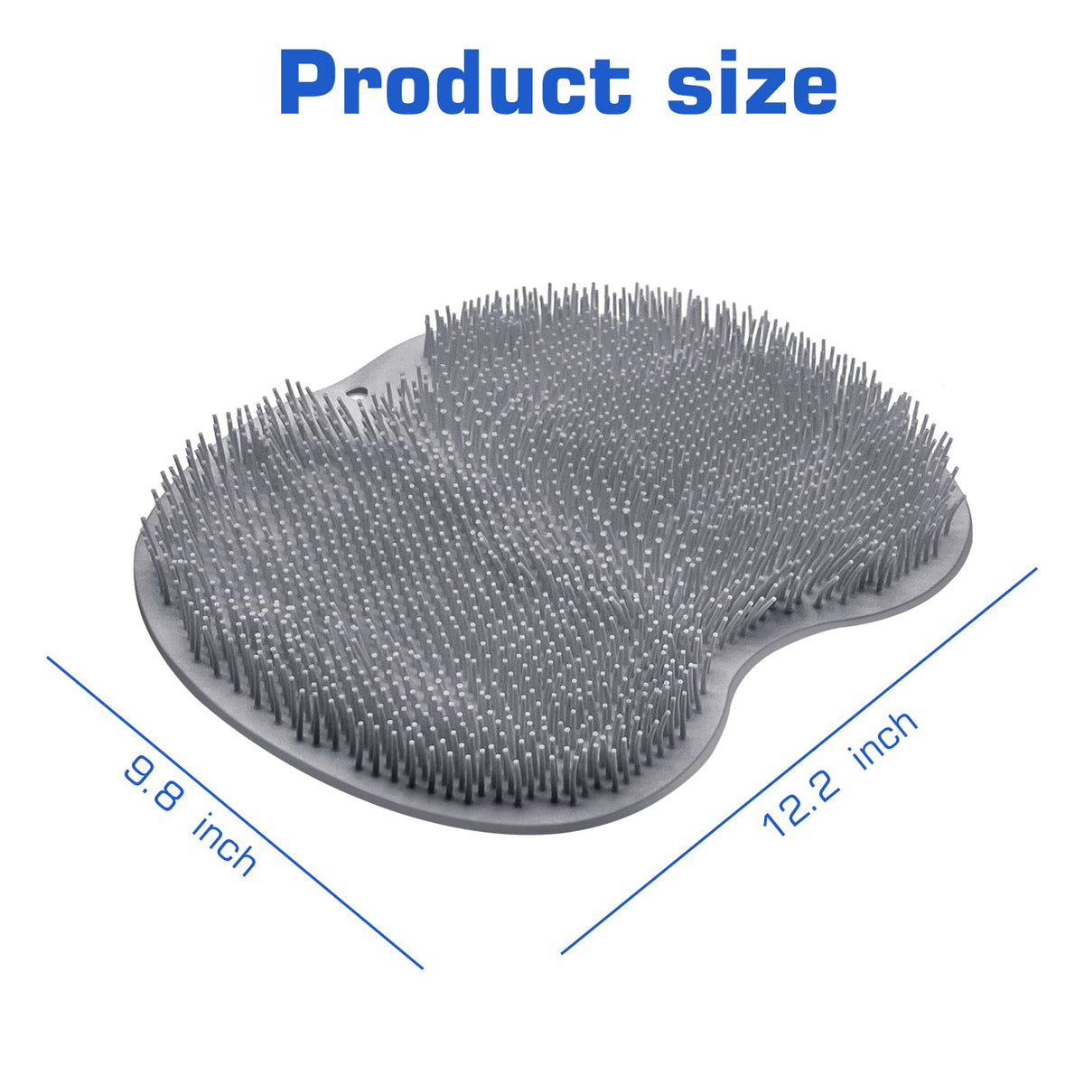 SZZYXD Shower Foot Scrubber Mat packaging display