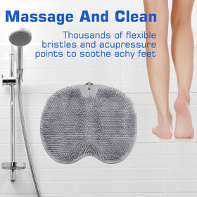 SZZYXD Shower Foot Scrubber Mat side view