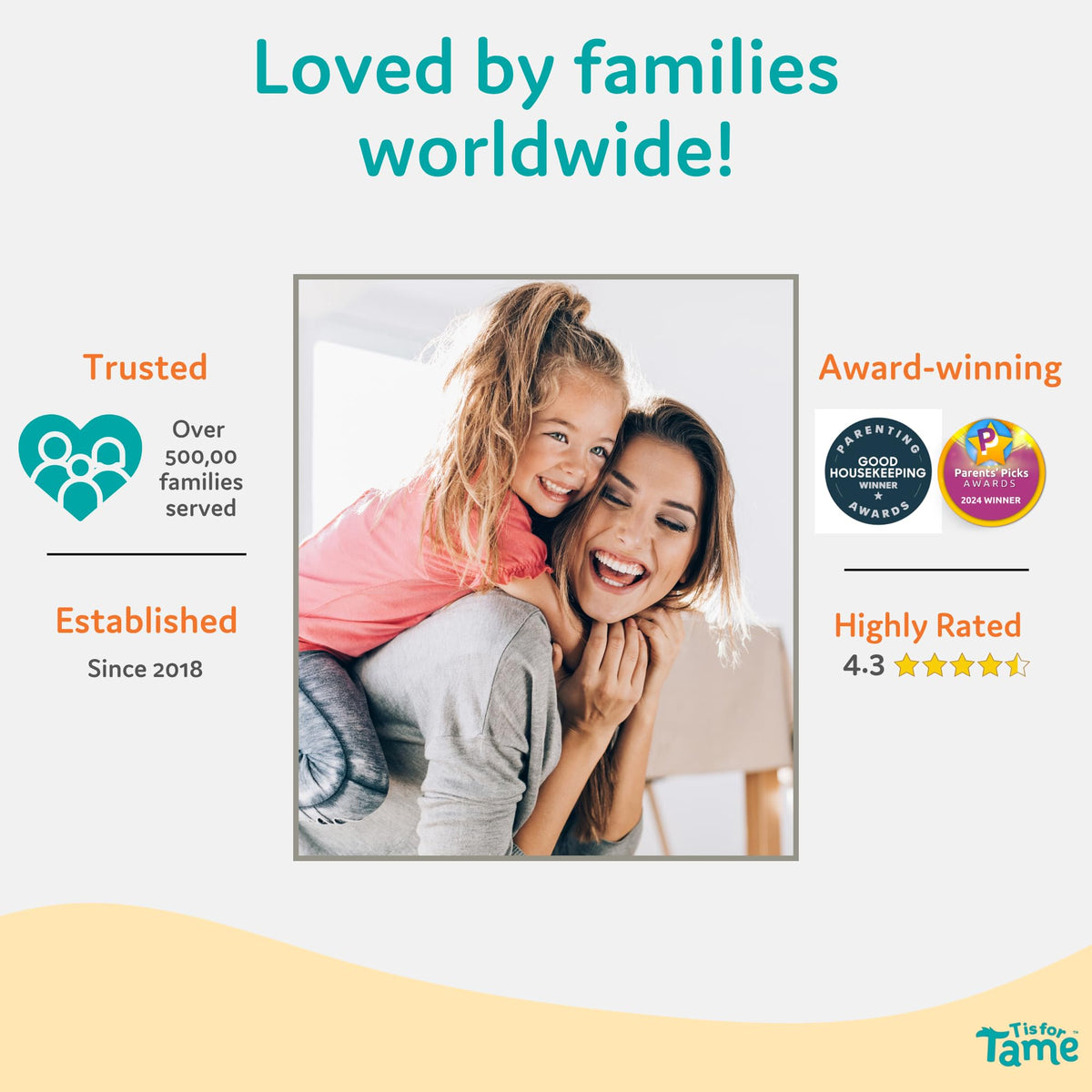 T is for Tame Kids' Hair Taming Cream 110g packaging