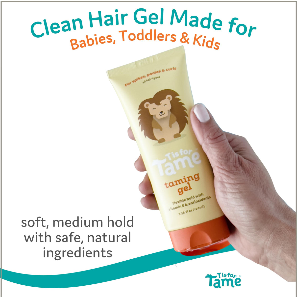 T is for Tame Kids Hair Taming Gel 2-pack side view