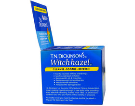 T.N. Dickinson's Witch Hazel Cleansing Pads in use on skin